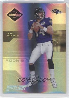 2005 Leaf Limited - [Base] - Spotlight Silver #173 - Rookie - Derek Anderson /50