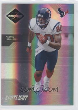 2005 Leaf Limited - [Base] - Spotlight Silver #40 - Andre Johnson /50