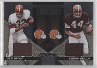 Jim Brown, Leroy Kelly #/25