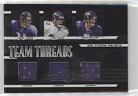 Jamal Lewis, Ray Lewis, Kyle Boller #/50