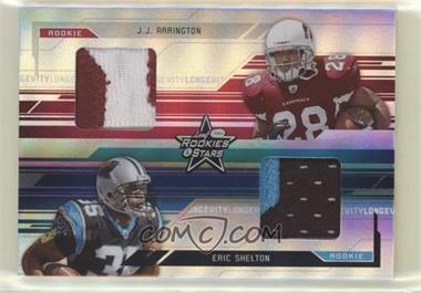 2005 Leaf Rookies & Stars - [Base] - Longevity Parallel Holofoil #286 - Dual Rookie Jersey - J.J. Arrington, Eric Shelton /10