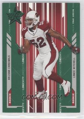 2005 Leaf Rookies & Stars - [Base] - Longevity Parallel True Green #172 - Rookie - Lance Mitchell /100