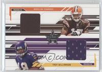 Dual Rookie Jersey - Braylon Edwards, Troy Williamson #/500