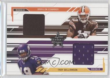 2005 Leaf Rookies & Stars - [Base] #282 - Dual Rookie Jersey - Braylon Edwards, Troy Williamson /500