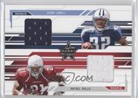 Dual Rookie Jersey - Adam Jones, Antrel Rolle #/500