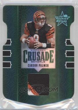 2005 Leaf Rookies & Stars - Crusade - Die-Cut Materials Prime #C-7 - Carson Palmer /10