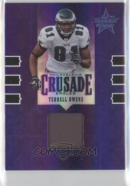 2005 Leaf Rookies & Stars - Crusade - Materials Prime #C-23 - Terrell Owens /25