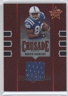 2005 Leaf Rookies & Stars - Crusade - Materials #C-17 - Marvin Harrison /250