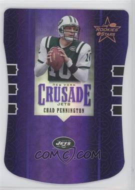 2005 Leaf Rookies & Stars - Crusade - Purple Die-Cut #C-8 - Chad Pennington /50