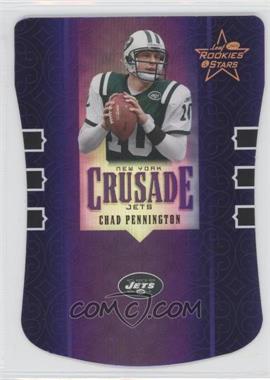 2005 Leaf Rookies & Stars - Crusade - Purple Die-Cut #C-8 - Chad Pennington /50