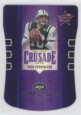 2005 Leaf Rookies & Stars - Crusade - Purple Die-Cut #C-8 - Chad Pennington /50