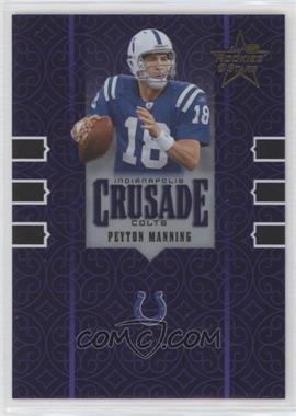 2005 Leaf Rookies & Stars - Crusade - Purple #C-19 - Peyton Manning /250