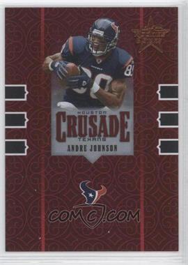 2005 Leaf Rookies & Stars - Crusade - Red #C-3 - Andre Johnson /1250