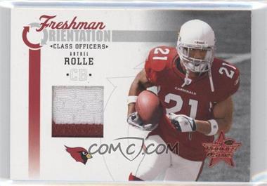 2005 Leaf Rookies & Stars - Freshman Orientation - Class Officers #FO-4 - Antrel Rolle /100