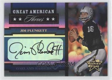 2005 Leaf Rookies & Stars - Great American Heroes - Signatures #GAH-15 - Jim Plunkett /100