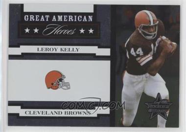 2005 Leaf Rookies & Stars - Great American Heroes - White #GAH-18 - Leroy Kelly /750