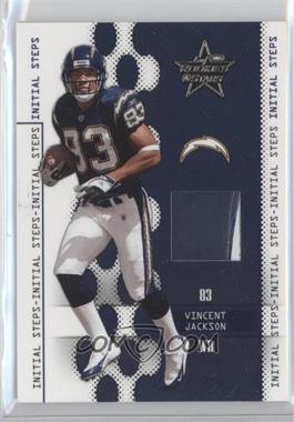 2005 Leaf Rookies & Stars - Initial Steps #IS-29 - Vincent Jackson /100