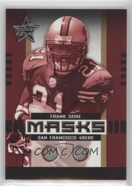 2005 Leaf Rookies & Stars - Masks #M-12 - Frank Gore /325