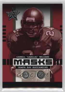 2005 Leaf Rookies & Stars - Masks #M-7 - Carnell "Cadillac" Williams /325