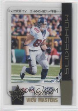 2005 Leaf Rookies & Stars - SlideShow - View Masters #SS-15 - Jeremy Shockey /250