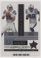 Marvin Harrison, Peyton Manning #/750