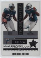 Ronnie Brown, Chris Chambers [EX to NM] #/750