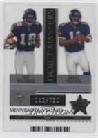 Daunte Culpepper, Troy Williamson #/750