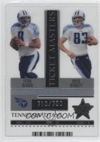 Steve McNair, Drew Bennett #/750