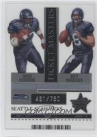 Matt Hasselbeck, Shaun Alexander #/750