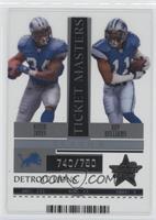 Kevin Jones, Roy Williams #/750