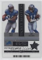 Kevin Jones, Roy Williams #/750