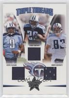 Steve McNair, Chris Brown, Drew Bennett [Noted] #/150