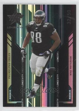 2005 Leaf Rookies & Stars Longevity - [Base] - Black #110 - Mike Patterson /50