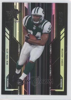 2005 Leaf Rookies & Stars Longevity - [Base] - Black #210 - Cedric Houston /25