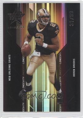 2005 Leaf Rookies & Stars Longevity - [Base] - Black #58 - Aaron Brooks /99