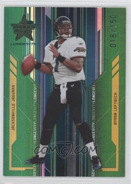 2005 Leaf Rookies & Stars Longevity - [Base] - Emerald #45 - Byron Leftwich /150