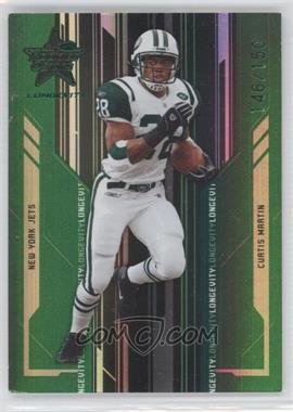 2005 Leaf Rookies & Stars Longevity - [Base] - Emerald #66 - Curtis Martin /150