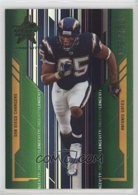 2005 Leaf Rookies & Stars Longevity - [Base] - Emerald #79 - Antonio Gates /150