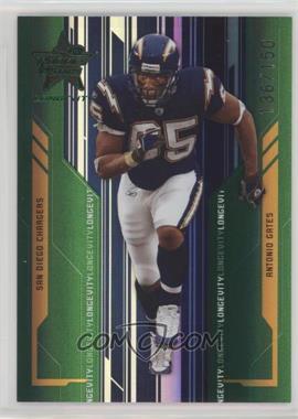 2005 Leaf Rookies & Stars Longevity - [Base] - Emerald #79 - Antonio Gates /150