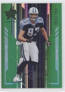 2005 Leaf Rookies & Stars Longevity - [Base] - Emerald #92 - Drew Bennett /150