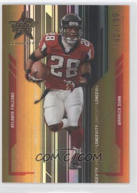 2005 Leaf Rookies & Stars Longevity - [Base] - Gold #6 - Warrick Dunn /199