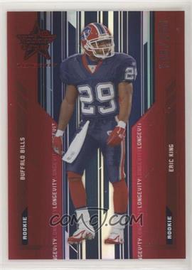 2005 Leaf Rookies & Stars Longevity - [Base] - Ruby #164 - Eric King /250