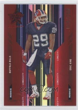 2005 Leaf Rookies & Stars Longevity - [Base] - Ruby #164 - Eric King /250