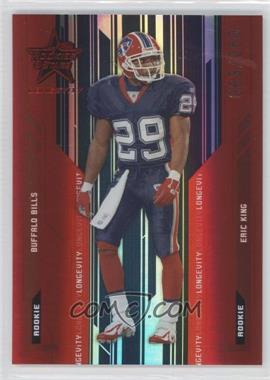 2005 Leaf Rookies & Stars Longevity - [Base] - Ruby #164 - Eric King /250