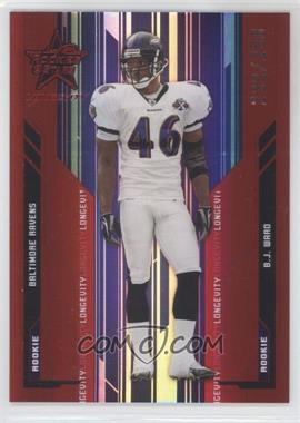 2005 Leaf Rookies & Stars Longevity - [Base] - Ruby #194 - B.J. Ward /250