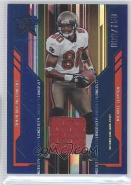 2005 Leaf Rookies & Stars Longevity - [Base] - Sapphire Materials #90 - Michael Clayton /150