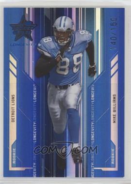 2005 Leaf Rookies & Stars Longevity - [Base] - Sapphire #237 - Mike Williams /150