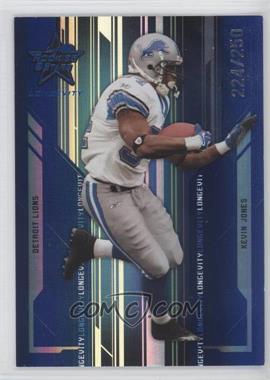 2005 Leaf Rookies & Stars Longevity - [Base] - Sapphire #33 - Kevin Jones /250