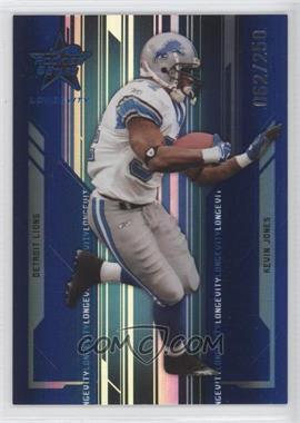 2005 Leaf Rookies & Stars Longevity - [Base] - Sapphire #33 - Kevin Jones /250