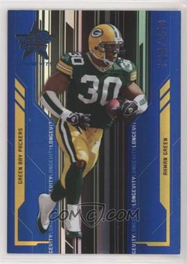 2005 Leaf Rookies & Stars Longevity - [Base] - Sapphire #35 - Ahman Green /250